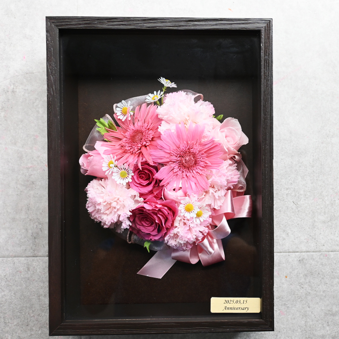 花の保存　7-12本おすすめシャビー大フレームブラウン