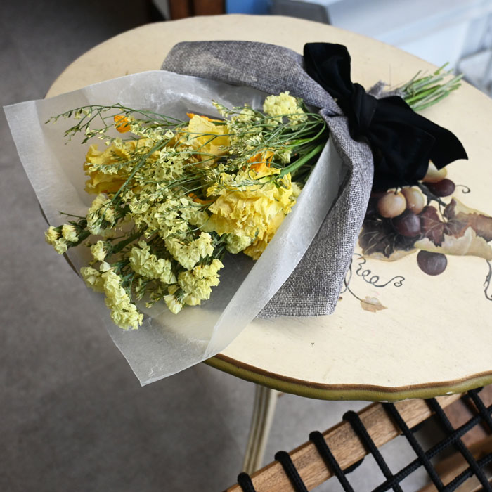 花の保存加工・ドライフラワー花束