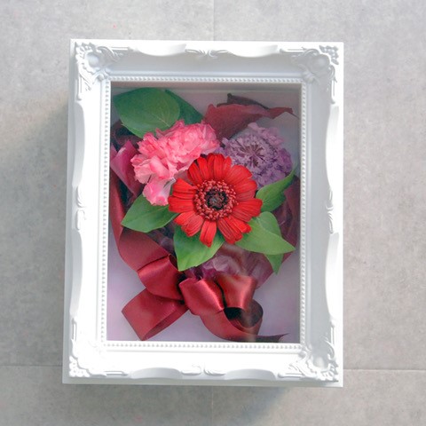 花の保存・ヨーロピアンミニフレーム数花デザイン