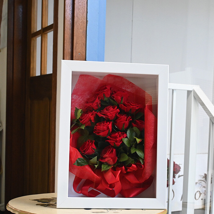 プリザーブドの花束リメイク