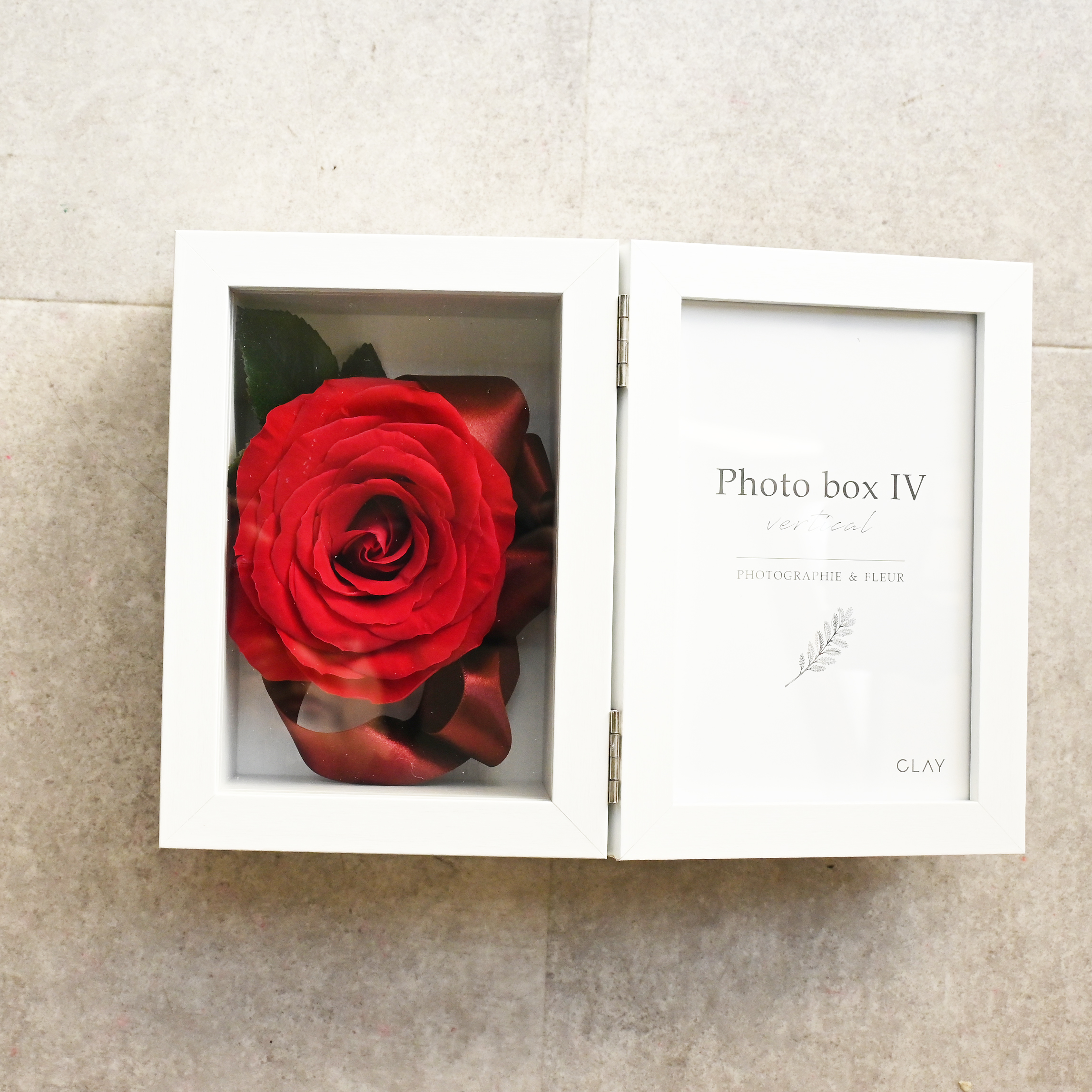 花の保存:Mサイズフォトフレーム1花用