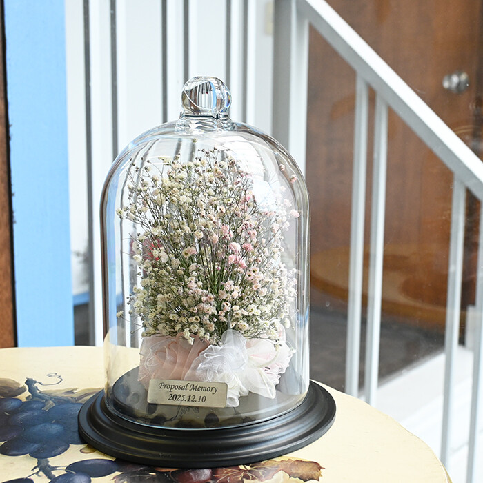 祈念のカスミソウをドライフラワーにして残す