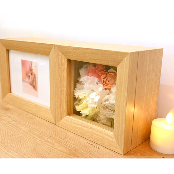 花の保存・ロングメモリアルフォトフレーム