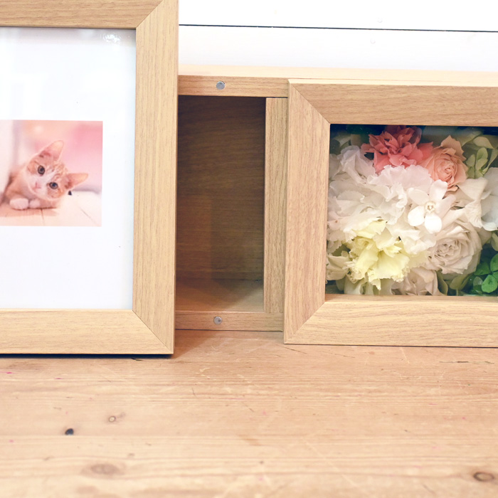 花の保存・ロングメモリアルフォトフレーム