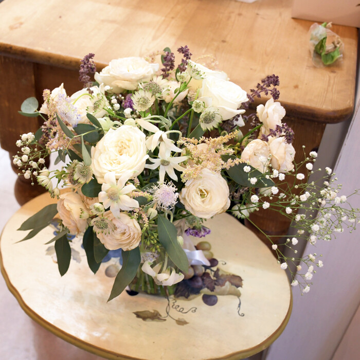 ブライダルブーケをプリザーブドフラワーに加工