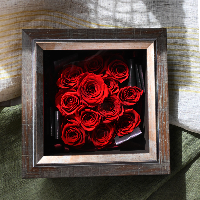 花の保存・アンティークブラウン6花～21花程度まで