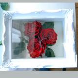 赤バラの花束をプリザーブドフラワーへ保存加工事例228
