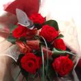 プリザーブドフラワー・赤バラの花束ビックアレンジブーケケース入りH70W30