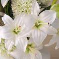 光触媒アートフラワー・カサブランカホワイトW(造花)H60cm横幅60cm