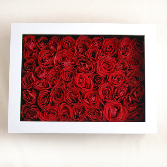 ハナコドットフラワー 87co 花の保存 特大フレーム敷き詰め単色デザイン