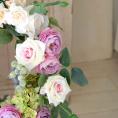 光触媒アートフラワー・バラと実のリース(造花)直径40cm〜50cm
