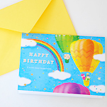 誕生日ギフト用メッセージカード